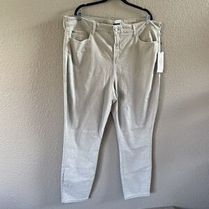 NYDJ Jeans Womens 22W Alina Legging Beige Stone Lift X Tuck Technology NWT